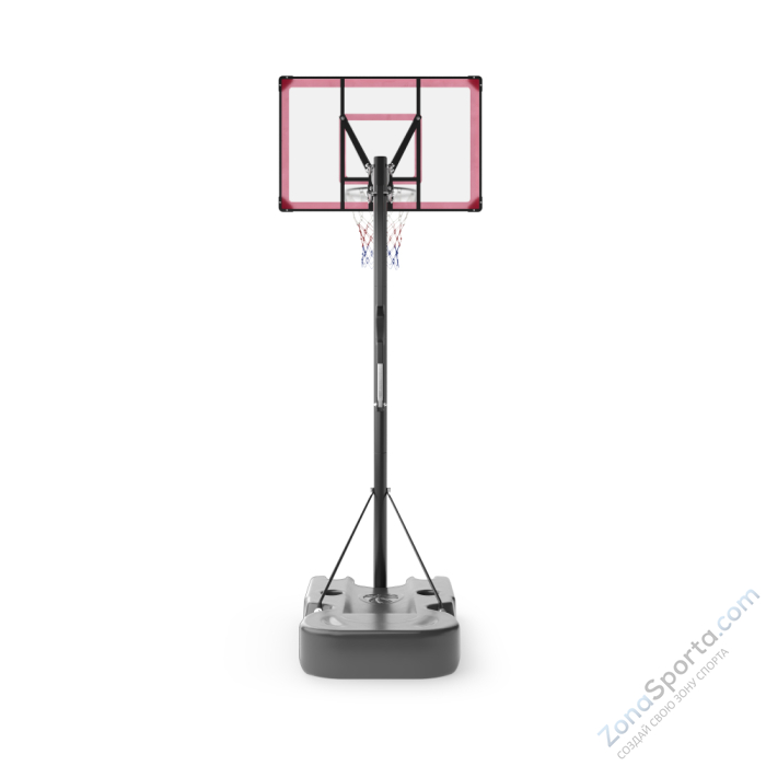 Баскетбольная стойка UNIX Line B-Stand-PC 48x32 R45 H230-305 см