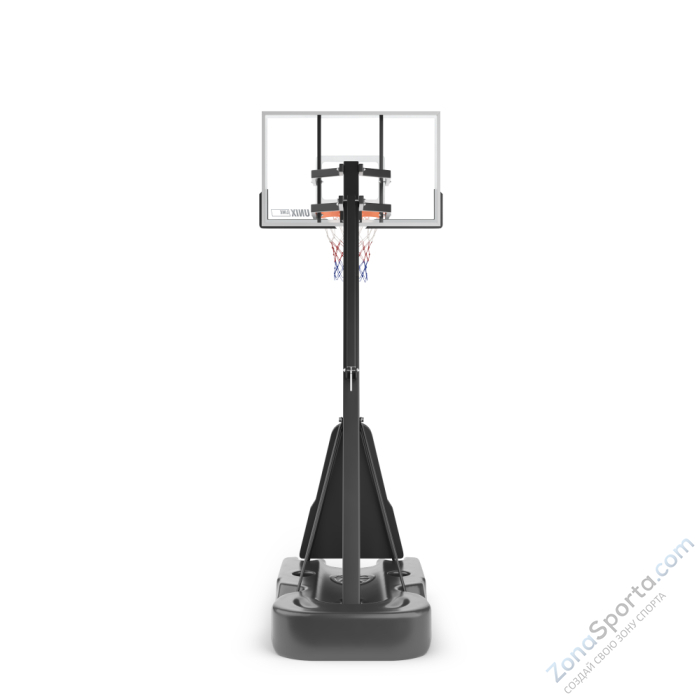 Баскетбольная стойка UNIX Line B-Stand-TG 54x32 R45 H230-305 см BSTS305_54TGBK