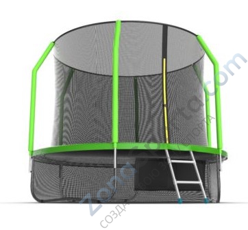 Батут Evo Jump Cosmo 10ft (Green) с нижней сетью