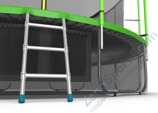 Батут Evo Jump Internal 16ft (Green) с нижней сетью
