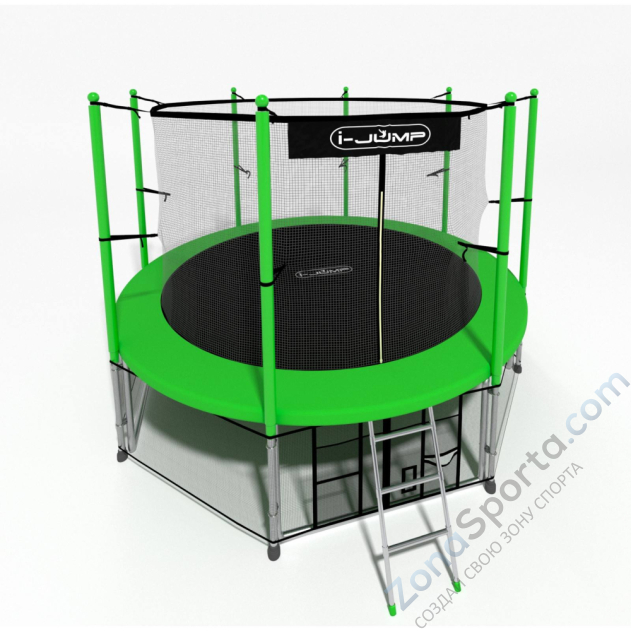 Батут i-Jump Classic 8ft green