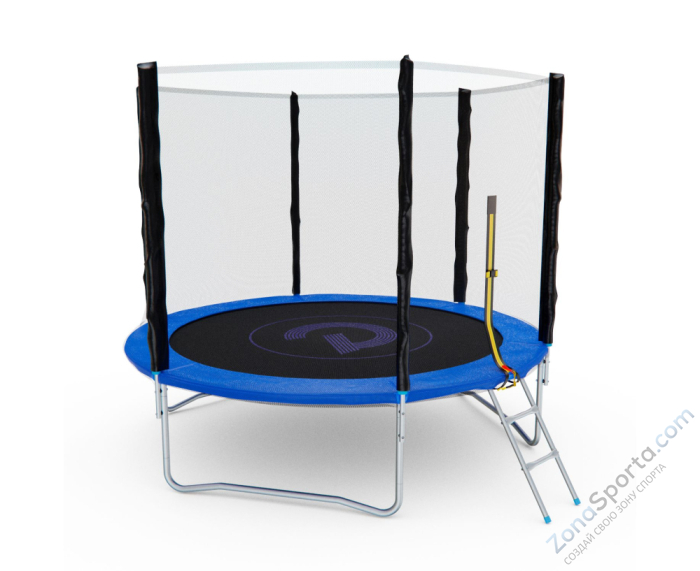 Батут с сеткой DFC Pelpo 10ft с лестницей, Blue