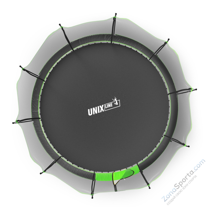 Батут Unix Line 14 ft UFO Green