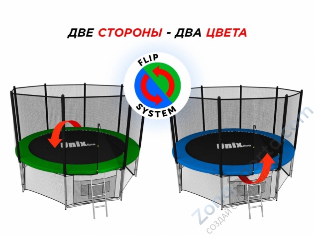 Батут Unix line 8 ft Classic (outside) TRUCL8OUT