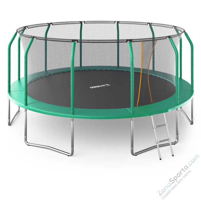 Батут Unix Line Supreme Basic 16 ft (green)