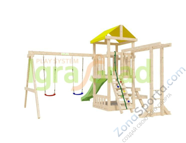 Детская площадка IgraGrad Крафтик со столиком и рукоходом