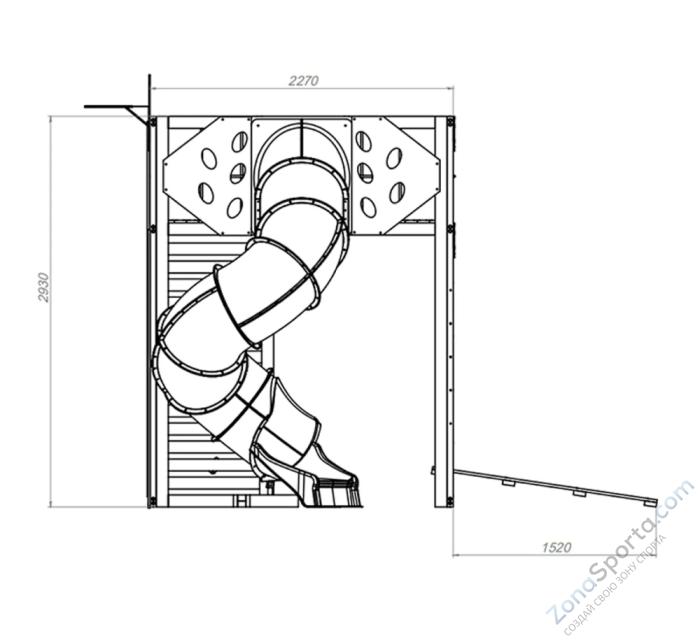 Детская игровая площадка IgraGrad К1