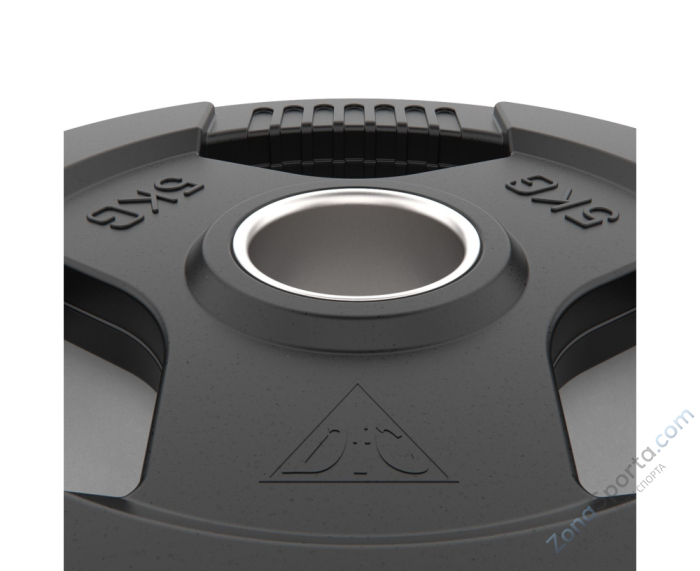 Диск обрезиненный с хватом 5 кг / диаметр 51 мм DFC