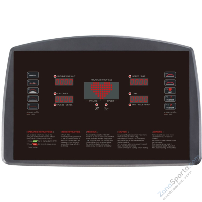 Инерционная беговая дорожка с двигателем Xebex AST-02