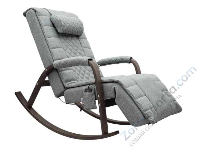 Массажное кресло качалка Fujimo Soho Deluxe Серый