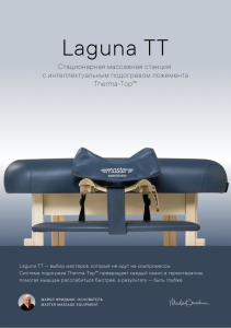 Массажный стол стационарный Master Laguna TT, с подогревом