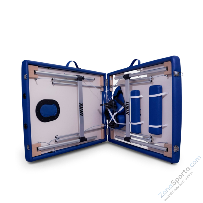 Массажный стол Unix Master 2 Section Blue