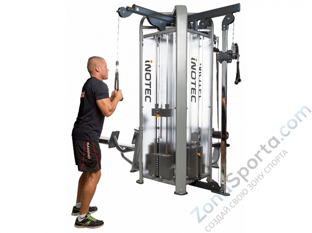 Тренажер 4-х сторонний силовой комплекс с защитными кожухами Inotec