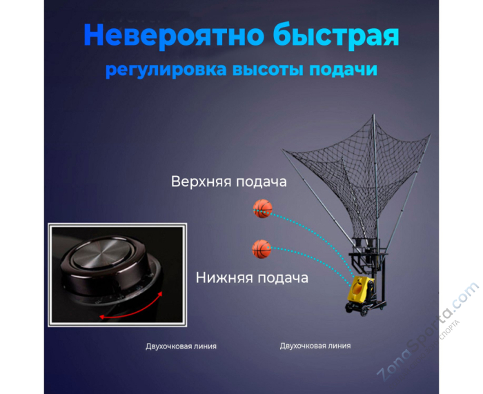 Робот баскетбольный для подачи мячей DFC RB100