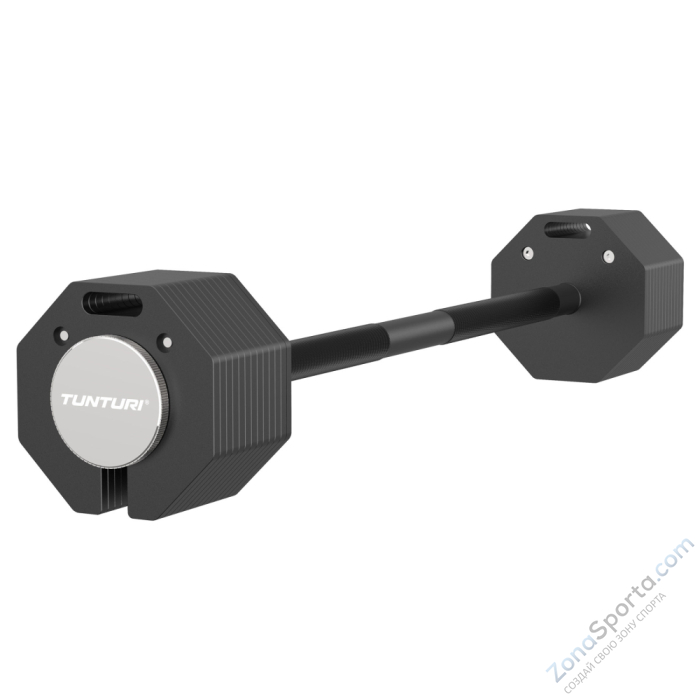 Штанга наборная Tunturi Rapid с быстрой сменой веса, 59 кг