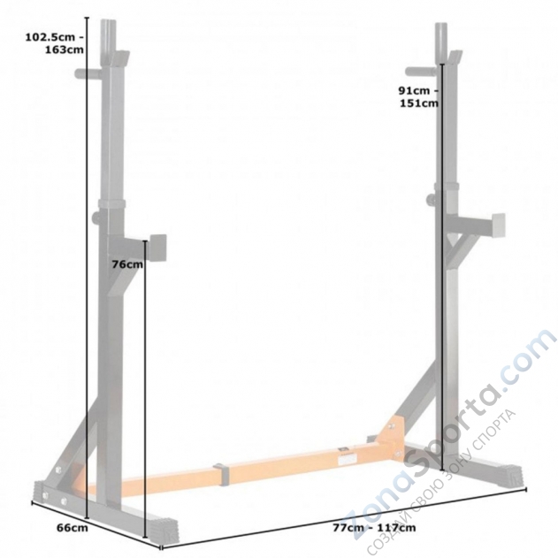 Стойка под штангу DFC DSST11