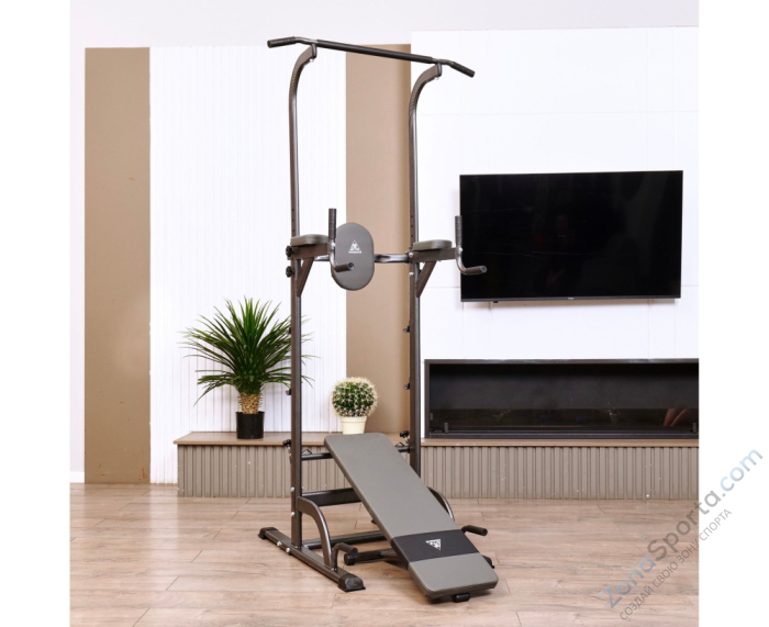 Турник-брусья с прямой скамьей DFC G-series