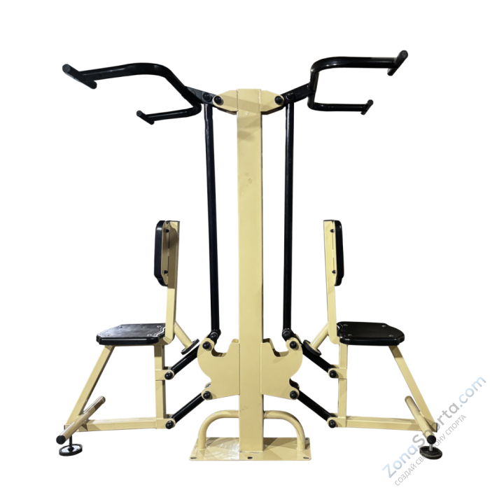 Уличный тренажер верхняя тяга двойная DEXsport